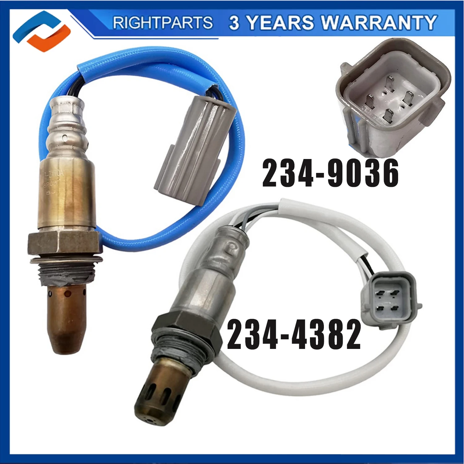 Upstream+Downstream Oxygen Sensor For Nissan Altima Rogue 2.5L 2010 2011 2012 2013 Rogue Select 2.5L 2014 2015 234-9036 234-4382