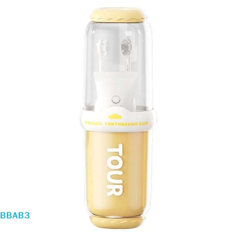 【B】Portable Wash Cup Toothbrush Cup Mouthwash Cup Toothbrush Household Set Tooth Cylinder Toothbrush Toothpaste Storage Box