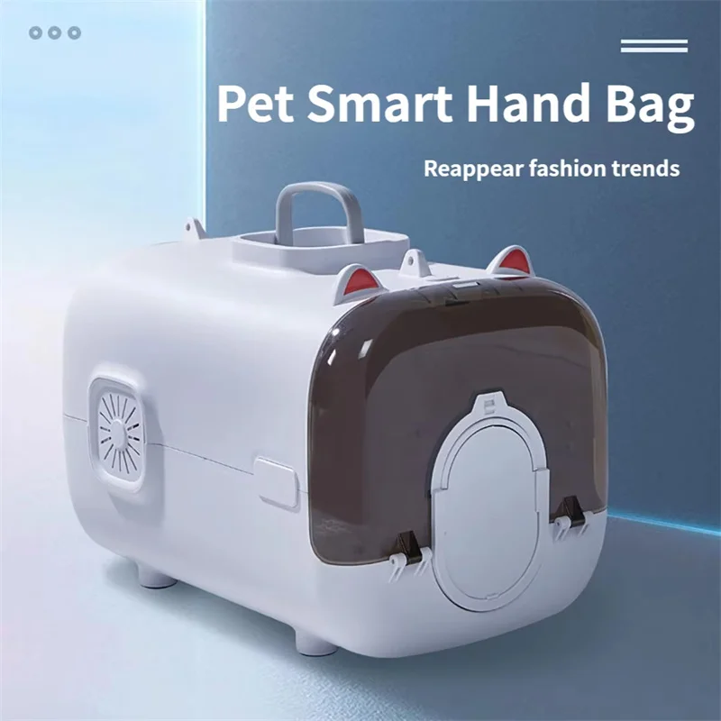Large Spacious Smart Cat Bag Pet Traveling Suitcase with Illumination And Ventilation Features Aviation Pet Transport Box
