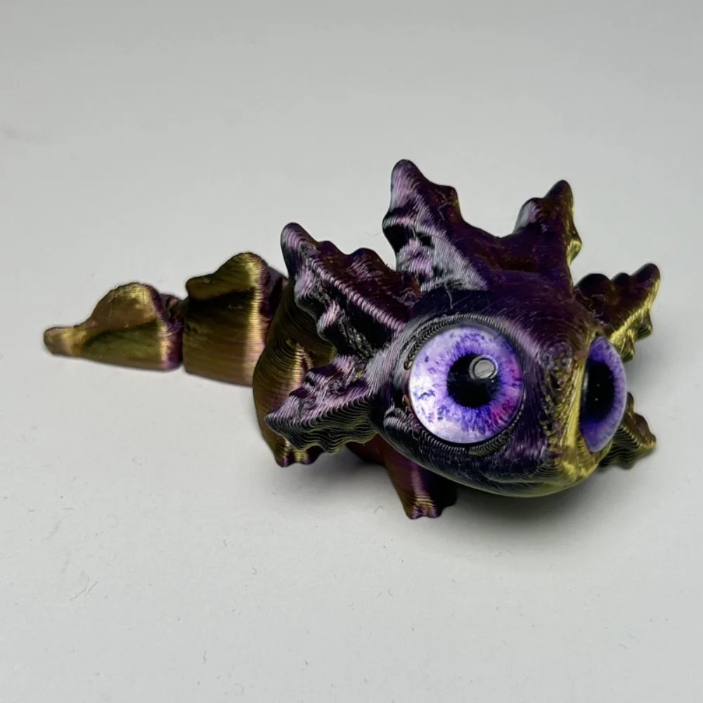 Multi-Joint Design 3D Printing Newt Figures Simulation Eyes 3D Printed Multi-Joint Movable Figures Movable Parts Realistic