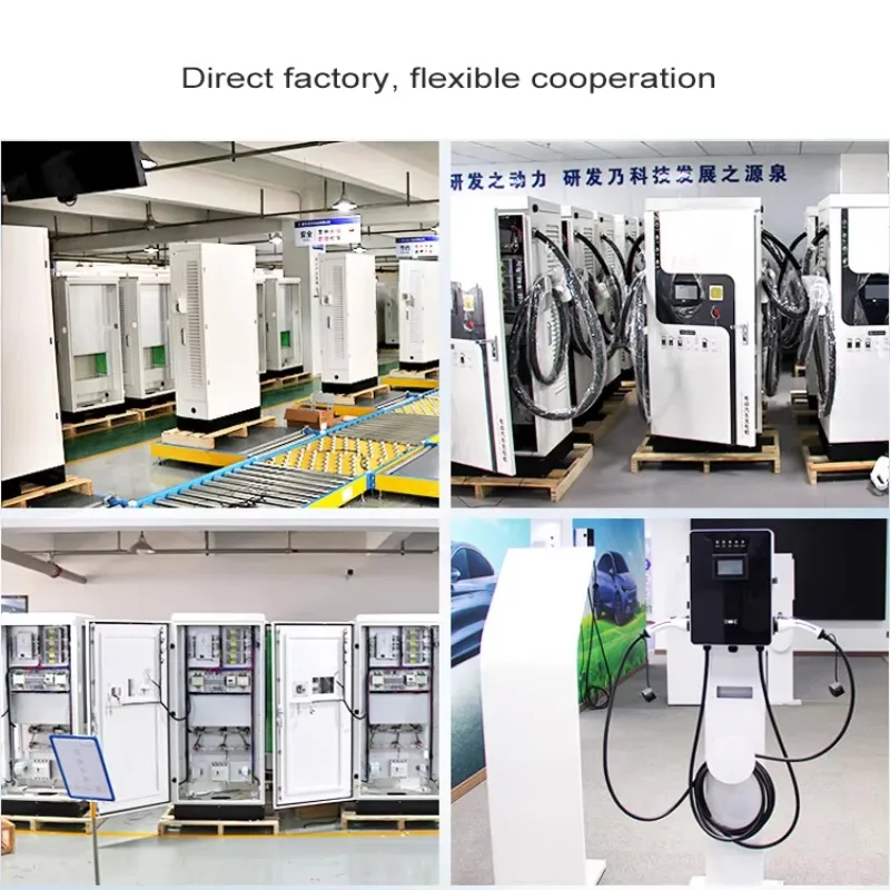 60kW DC Fast Charging Pile CCS2 EV Charger Commercial Station with RFID OCPP for Fleet Management
