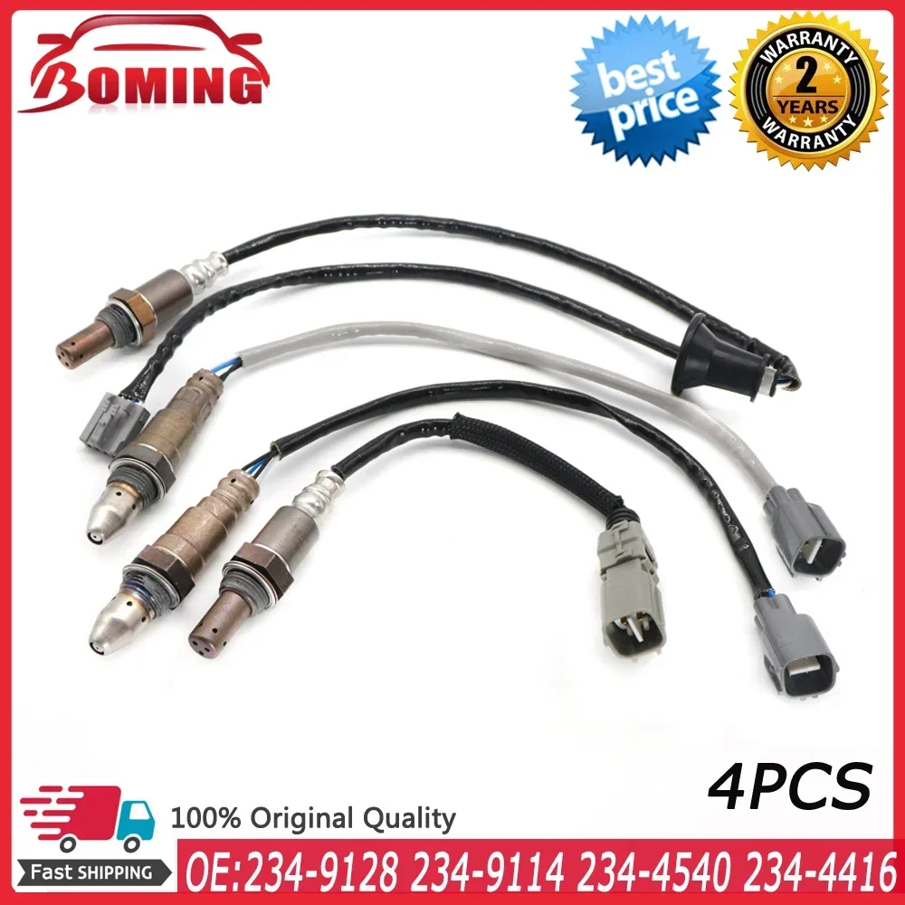 4pcs/lot Upstream & Downstream Oxygen O2 Lambda Sensor 234-9128 234-9114 234-4540 234-4416 For Toyota Sienna 3.5L FWD 2012-2014