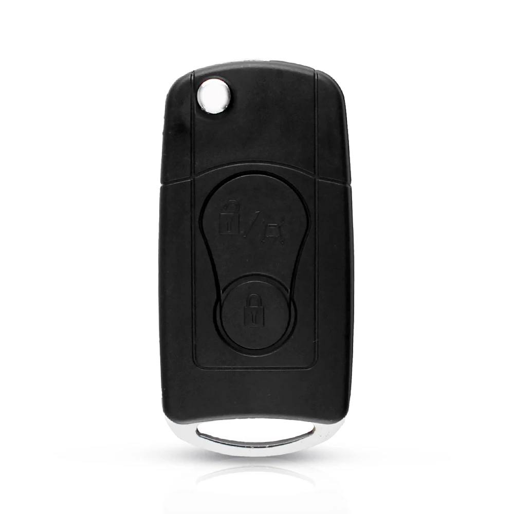 Keyyou ungeschnittene Klinge 2 Knopf modifizierte Flip Auto Remote Key Shell Anhänger Fall Abdeckung für Ssangyong Actyon Suv Kyron Auto Styling