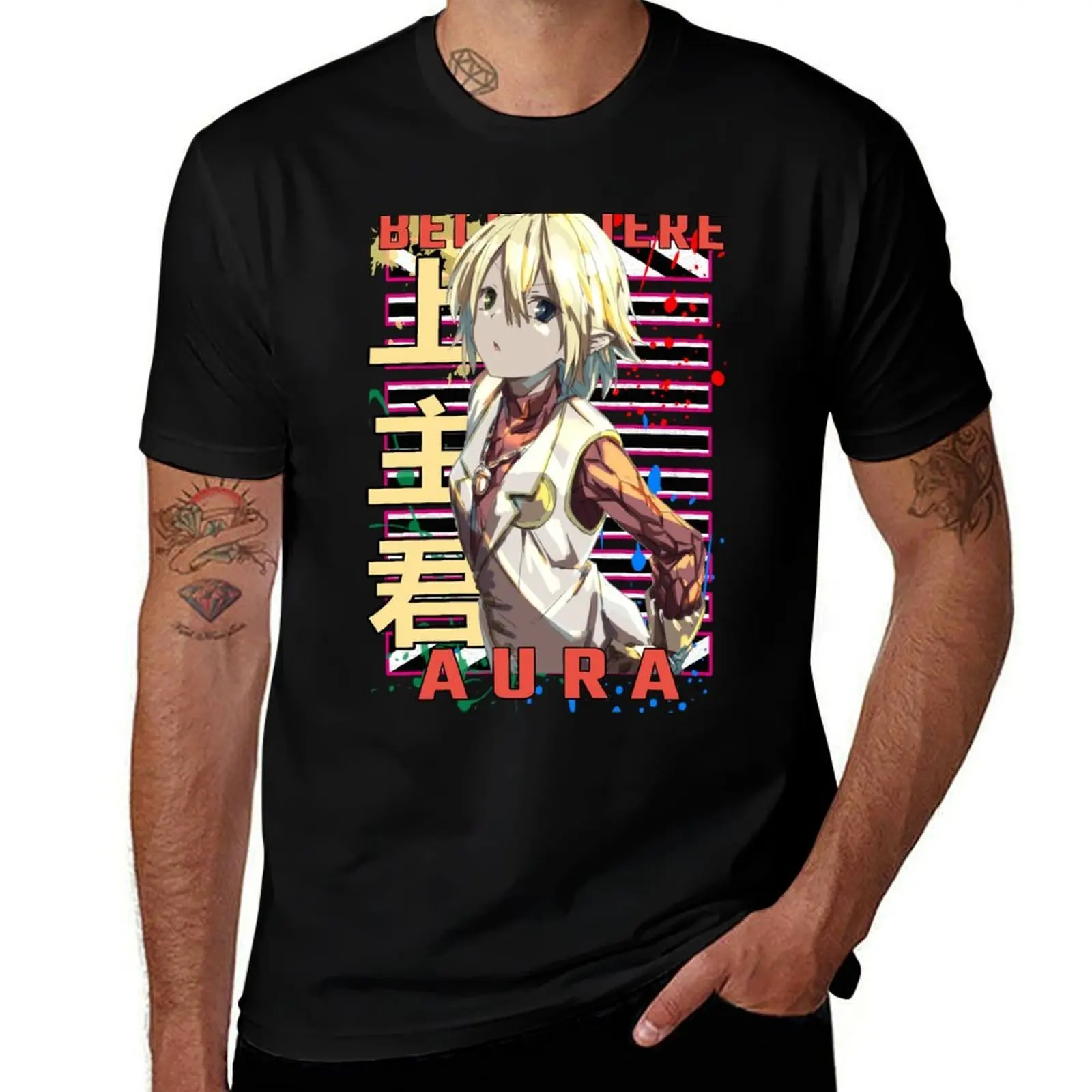 

Aura Bella Fiora Overlord Urban Anime Design T-Shirt man graphic t shirt anime t shirts for man T-Shirt