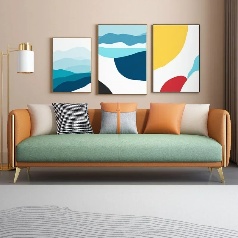 Waiting Universal Living Room Sofas Professional Vintage Simple Rectangle Trendy Living Room Sofas Safe Divano Home Products