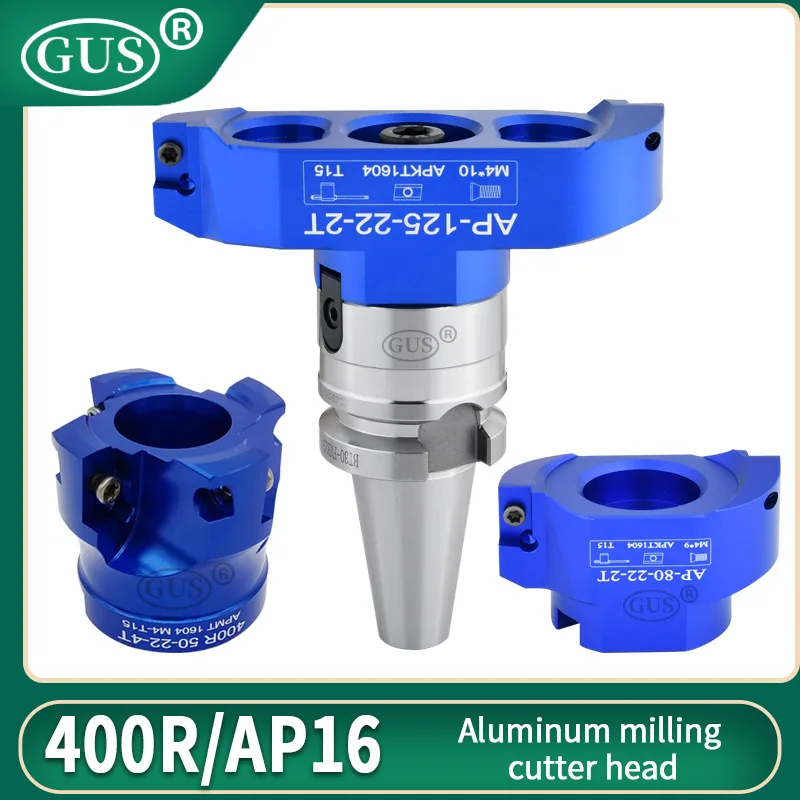 EAP 400R Milling Cutter Head 90° AP16 Right Angle Bridge Aluminum Alloy Milling Cutter Head for APKT1604 inserts FMB Tool Holder