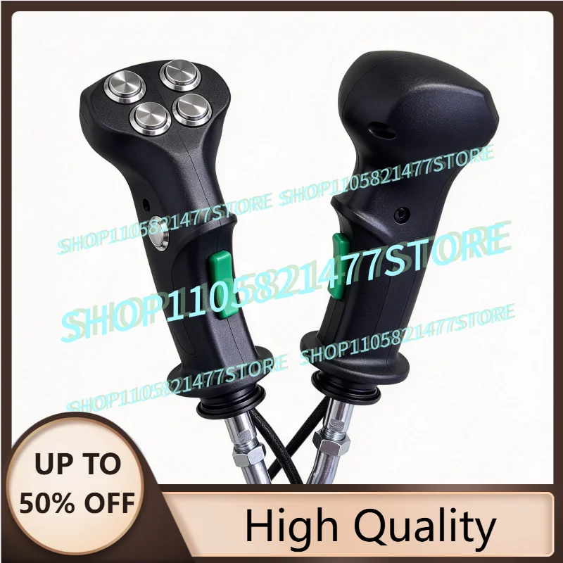 6 button Excavation clip grab logging ironstone agricultural harvester modified electronic control joystick handle parts