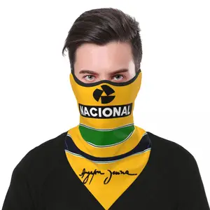Ayrton Senna Motorcycle Facial Mask for Men, Balaclava Headwrap, Bandana, Cold Ice, New Arrival 8 Main Sales Ayrton Senna Helmet - №5