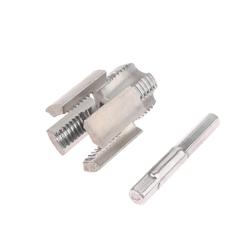 Ferramenta de corte de linha de tubulação, broca elétrica compatível com tubo de pvc, abridor de roscas de buraco interno e externo, ferramenta de fabricação de linha de pvc de 1/2 "3/4"