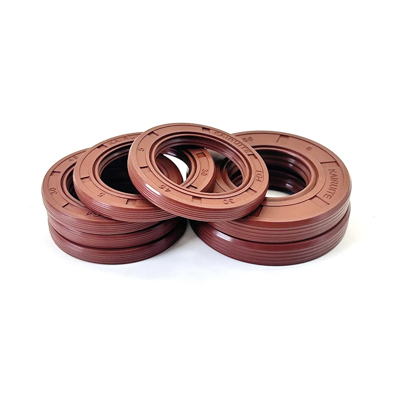 ID 20mm OD 28mm~52mm Fluororubber FKM TG4 Skeleton Oil Seal - High Temp Resistance Excellent Oil Sealing Suitable Reliable Seal