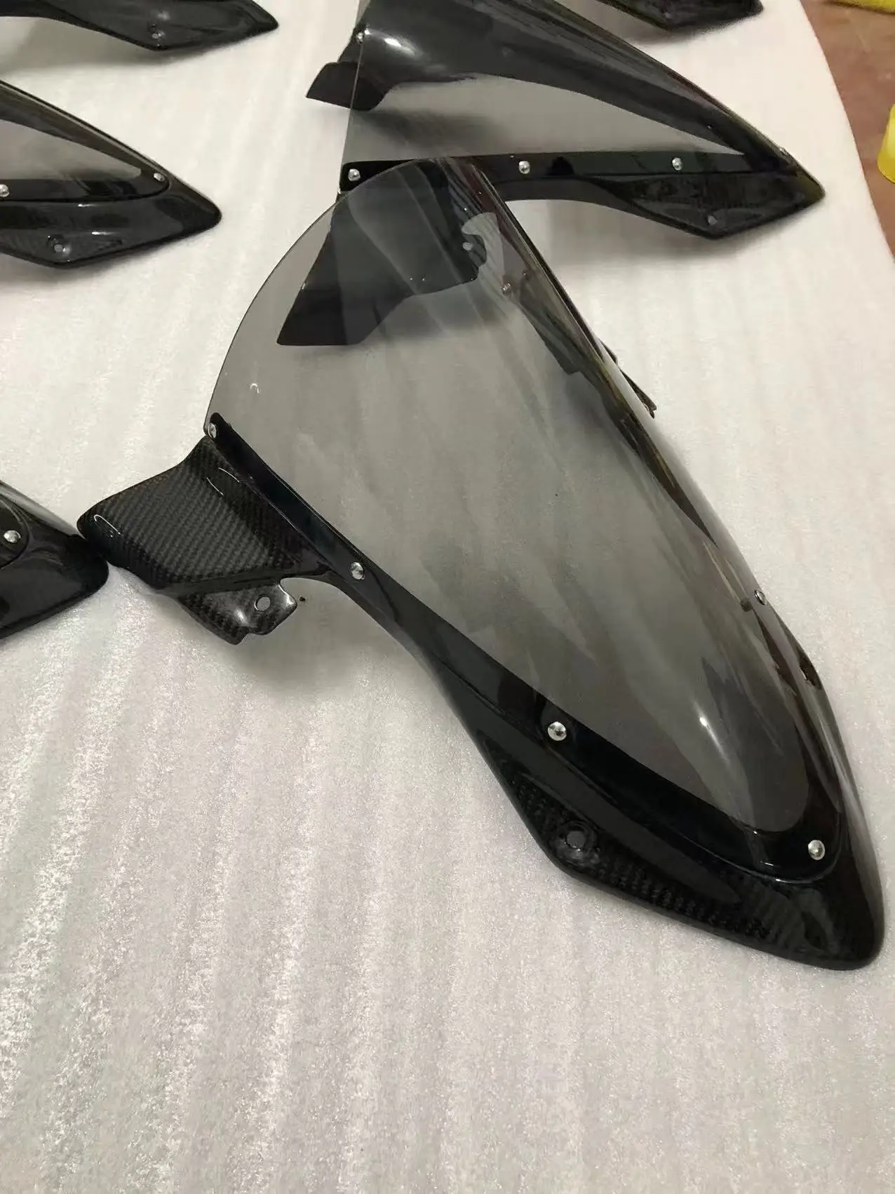 Carbon Fiber Raised Racing Windscreen Windshield For BMW S1000RR New Model Modified Heightened Sport Front Wind Deflector Motorc