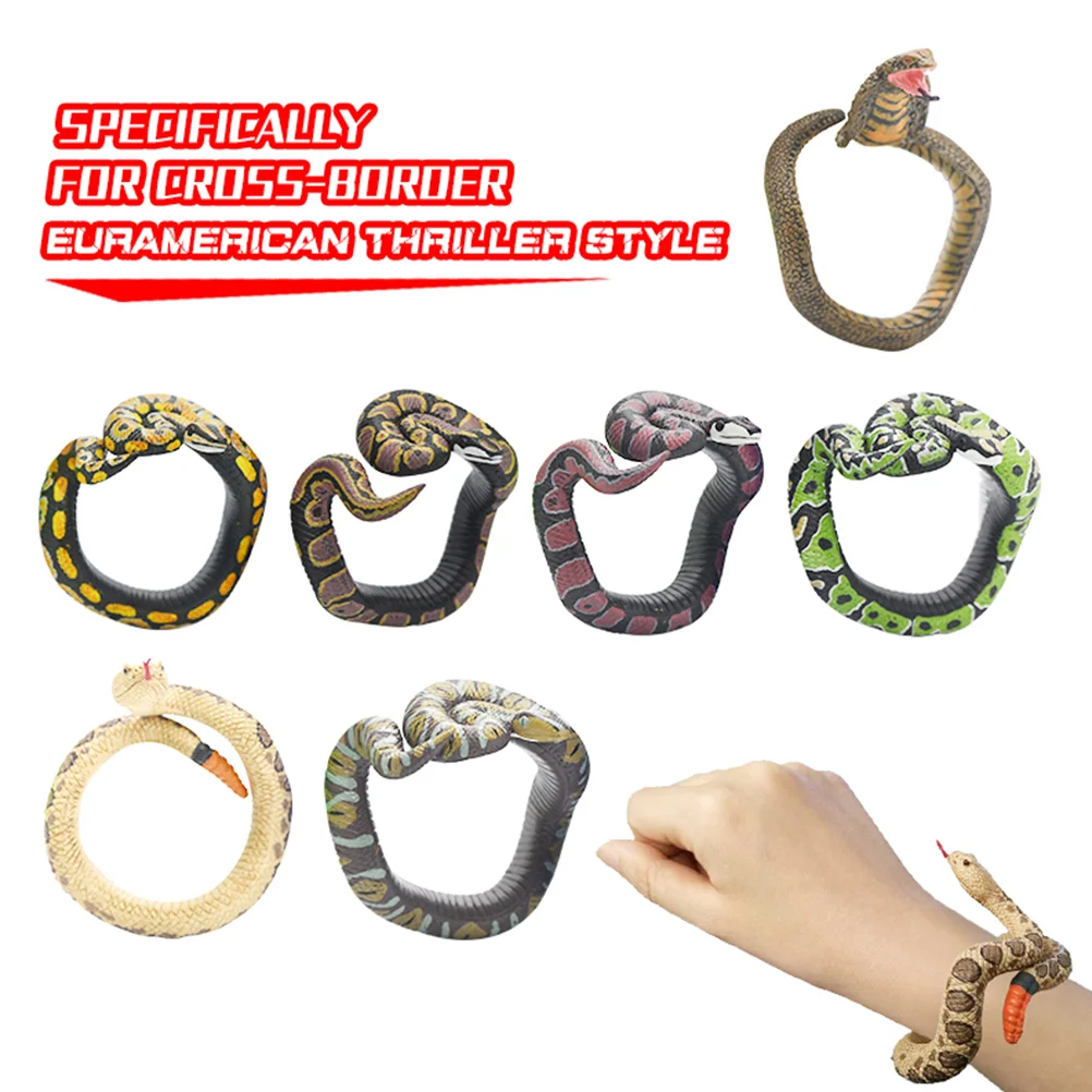 Kids Bracelet Childrens Children’s Creepy Fake Snake Simulation Halloween