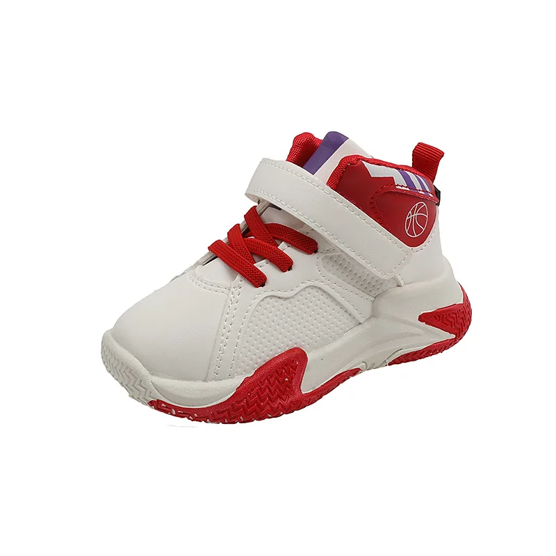Zapatillas de correr para niños, zapatos cómodos de alta calidad, suela suave, transpirables, entrenamiento de baloncesto, 2022