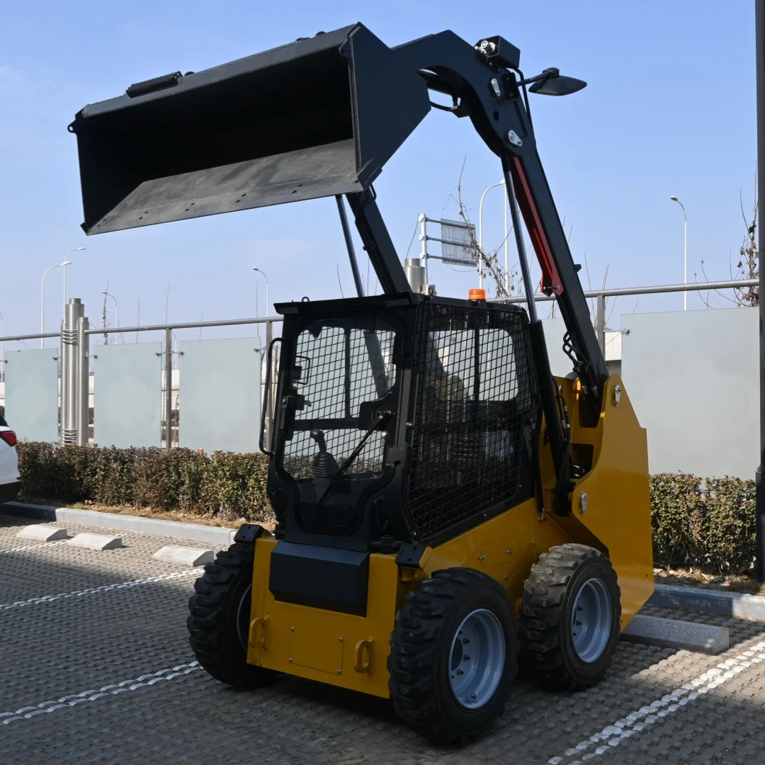Hydraulic Mini Skid Steer Loader Chinese Manufacturer China Micro Skid Steer Loader With Bucket Attachment