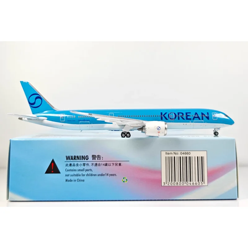 فينيكس 1/400 مقياس الهواء الكوري B787-9 HL8081 نموذج طائرة مصنوع من خليط معدني قابل للجمع عنصر ديكور #3