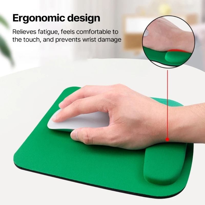 Ergonomic Mouse Pad Wrist Rest Support Mousepad with Nonslip Base Mousepad for Laptops Computer Game Office