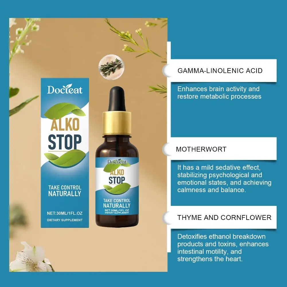Plant Care Drops Natural Liquid 30ml Plant Based Formula Convenient Travel Friendly Dropper Bottle for Daily Use