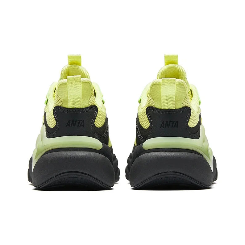 Anta Fabric Casual Shoes Men's Neon Light Green/Carbon Gray 112518841-4 - view 5