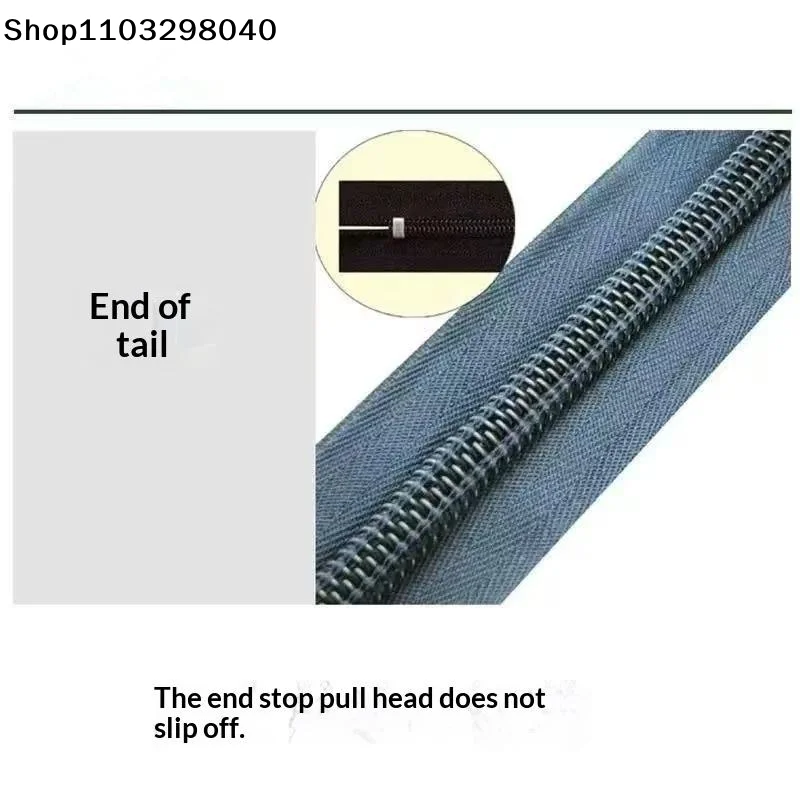 20PCS 5# Zipper Stop Metal Clasp Claw-Style Tail Four-Claw End Zipper Head Tail Regulation Four-Claw Code Card Stop