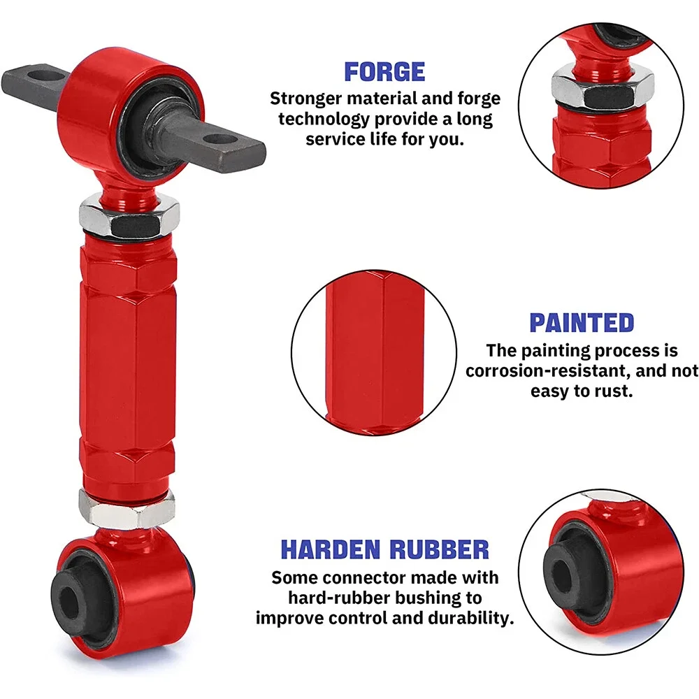 1996-2000年式 ホンダ シビック EK EG用 高性能フロントアッパーコントロールアーム+リアキャンバー調整キット