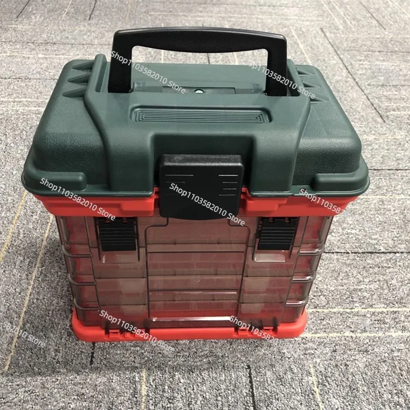 Plastic Toolbox Multi-layer Fishing Tackle Storage Tools Outdoor Suitcase Parts Box