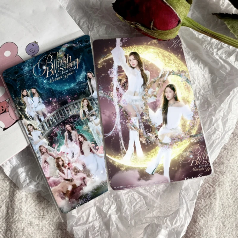 2PC/SET No Repeat Thai Blush Blossom Concert 2026 Namtanfilm Milklove Emibonnie Viewmim Double-side 3 Inch 8.4*5.6cm Print Cards
