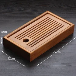 Tea Board Bamboo Tea Tray Drainage Tank Puer Tea Table Saucer Drawer Tray For Ceremony Teaware Tool