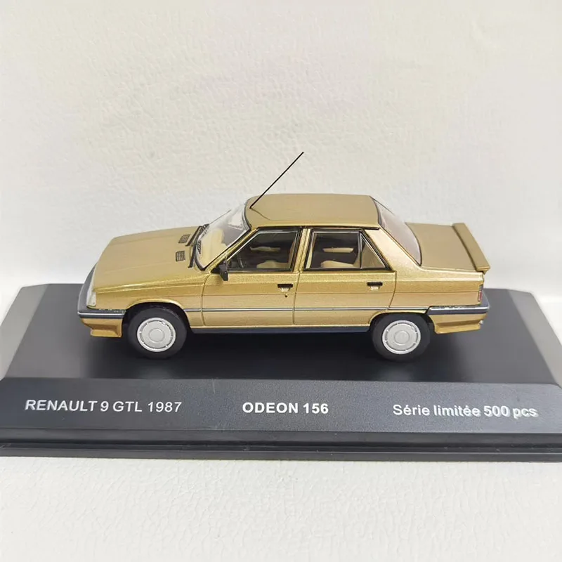 Diecast 1/43 Scale R 9 GTL 1987 Alloy Car Model Toy Collection Ornaments Souvenir