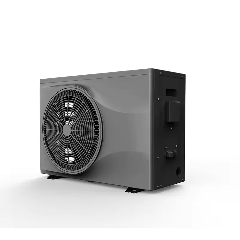 

Equipment Smart Library Sunrain Inverter Swimming Pool Heat Pump 17kw R32 Rainbow Design Grey Color