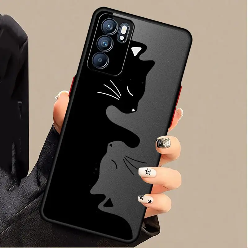 Custodia per telefono gatto nero simpatico cartone animato per Xiaomi Redmi Note 11 Pro 12 Pro 5G 9Pro 13Pro 9S 9T 10 10S 11 13S 10pro 12S Cover