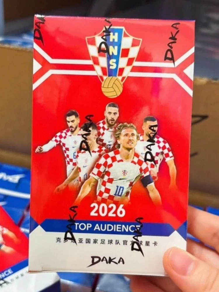Daka Original 2025-2026 Kroatien Top Audience Series Sammelkarten Luka Modrić Luka Vušković Fußballstar-Spieler Sammelkarte