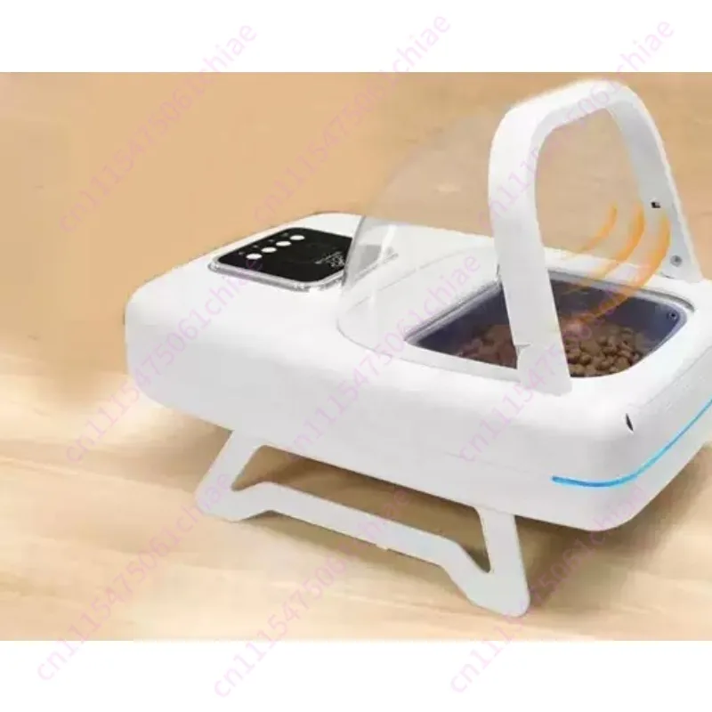 Pet Smart Chip Automatic Induction Feeder Cat and Dog Timing Quantitative Dry and Wet Food Universal