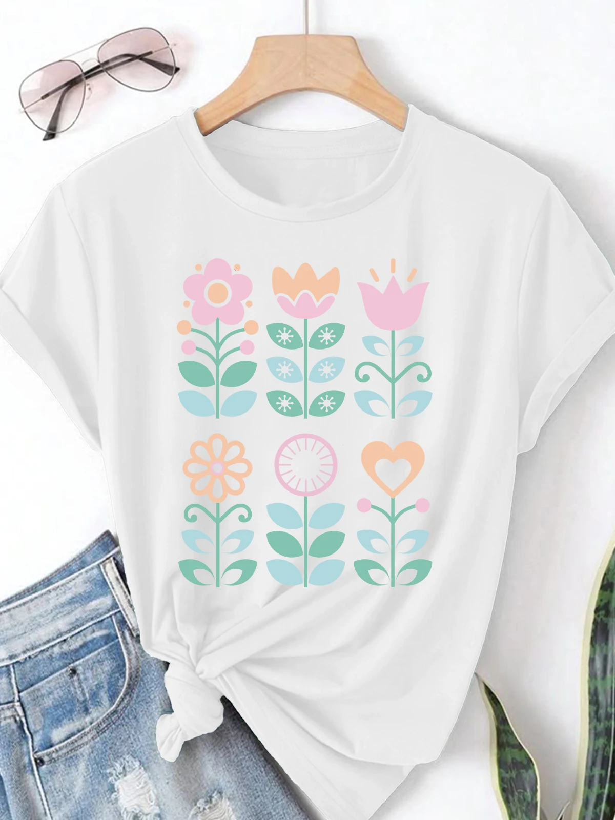 180 GSM новый стиль, высококачественные футболки, женские футболки большого размера, модные повседневные женские футболки больших размеров для оптовой продажи