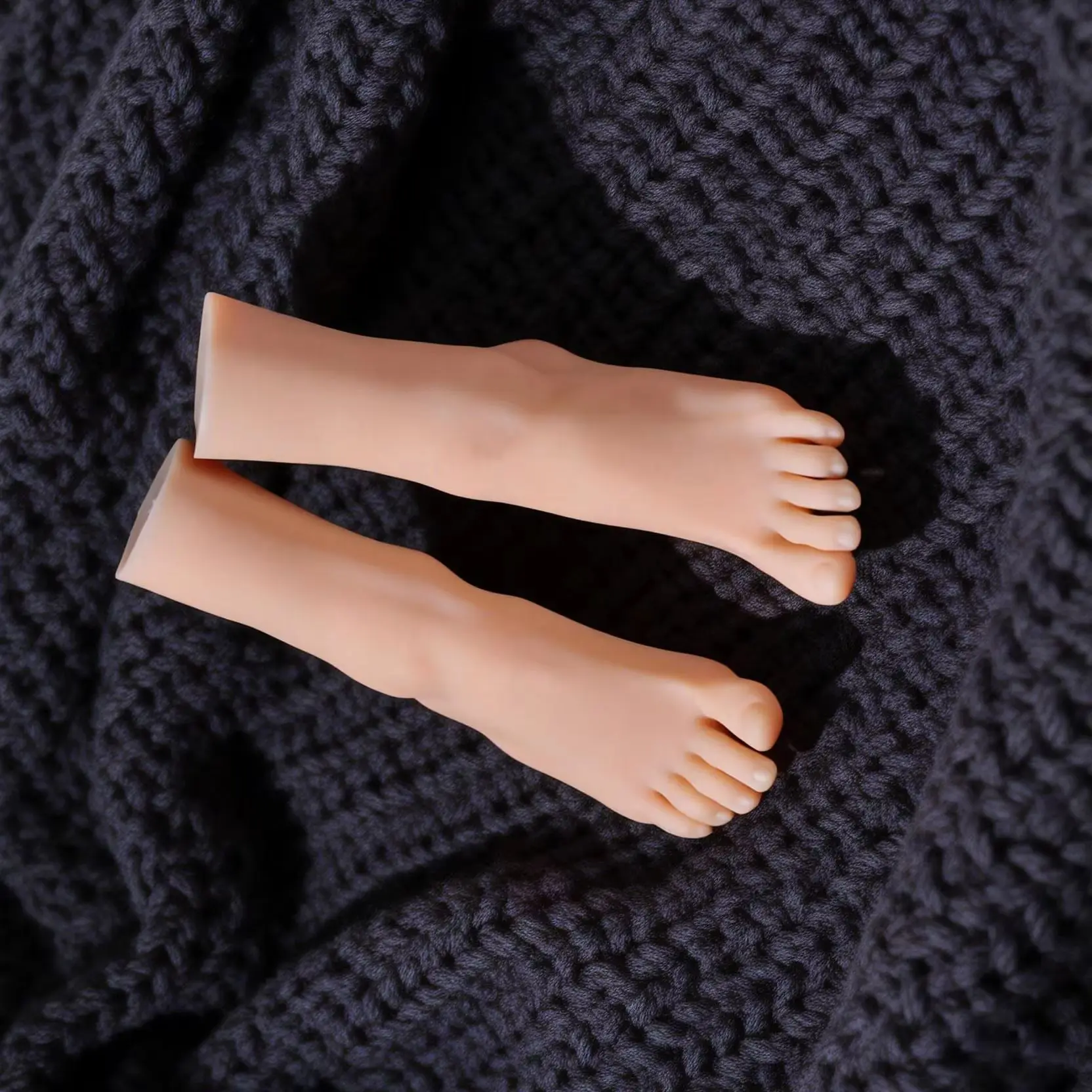 Artificial Female Foot Model Lifelike Mannequin 3604 Silicone Feet Fetish for Fake Nail Practrice Sock Display Sketch Props TPE