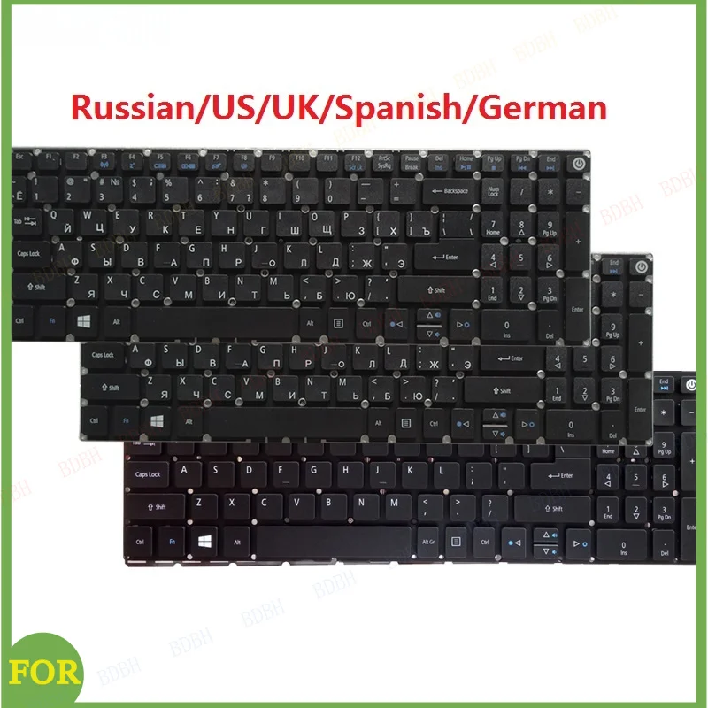 For Acer Aspire N15Q1 N15Q2 N15W7 N15W6 N15Q12 N15W1 N15W2 N17Q2 N17C4 Russian/US/UK/Spanish/Latin/German/Italy laptop Keyboard