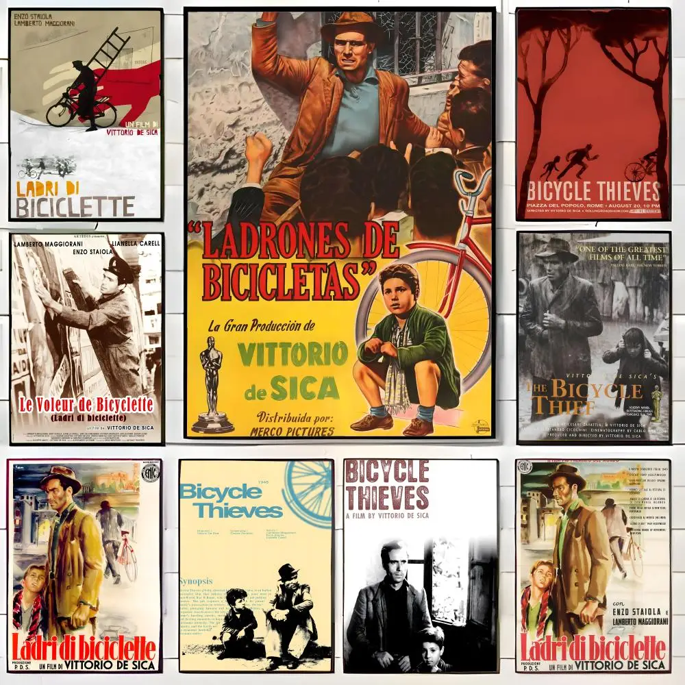 Affiche murale décorative « Compassionate Film Bicycle Thieves », impression artistique, décoration murale, décoration intérieure, cadeau, sans cadre