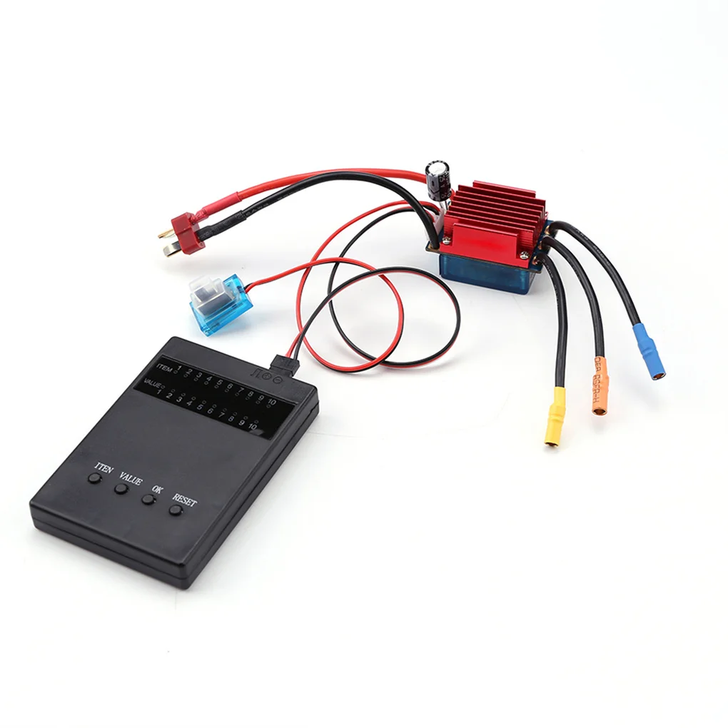 Controlador de velocidad eléctrico sin escobillas S25A S35A, aleación ESC para Axial SCX24 WPL TRX4M FMS 1/16 1/18 1/24 RC, pieza de actualización