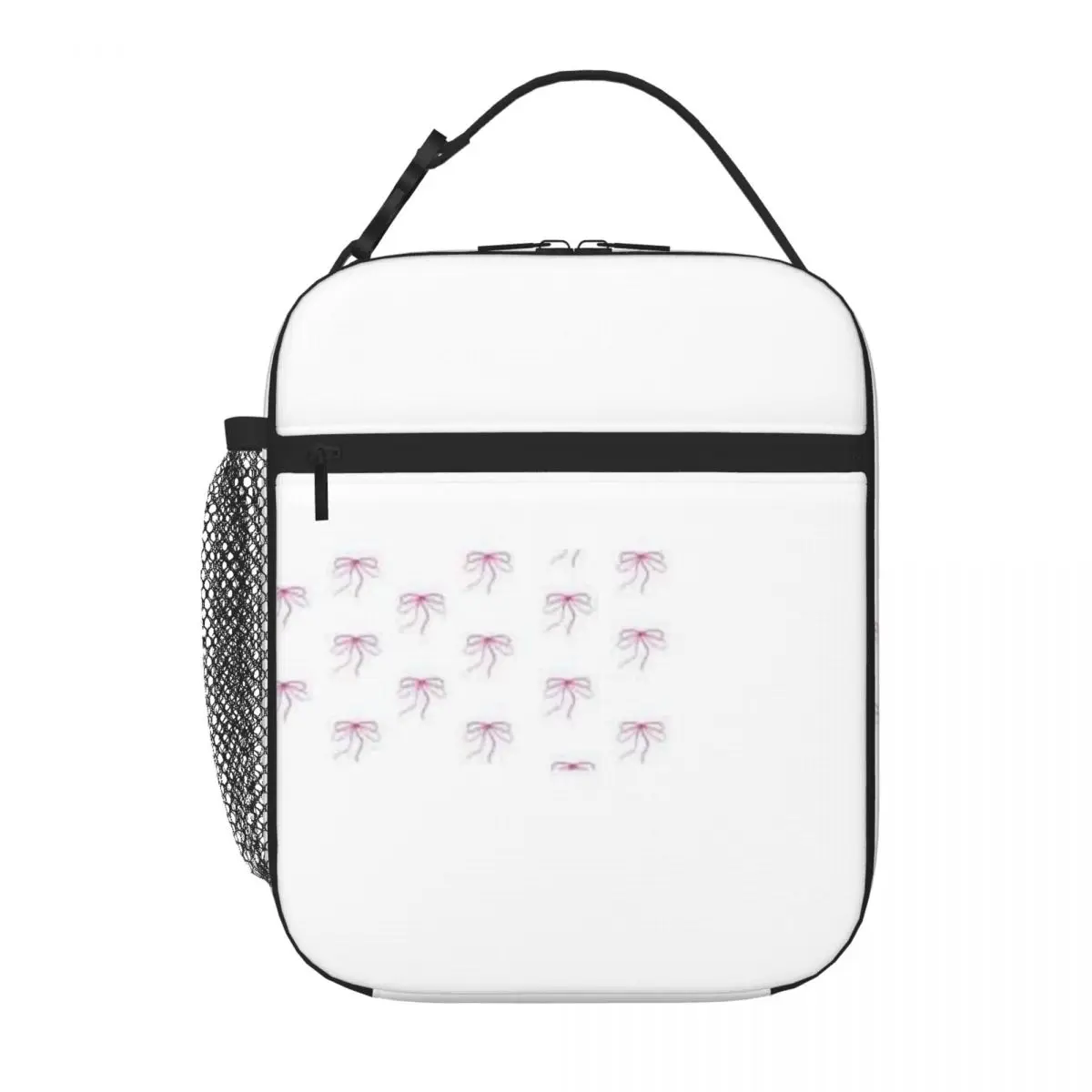 Bestselling Girly Cup - Cute Bows Design 3D Stereo Shoulder Lunch Bag Office Break Lunch Bag