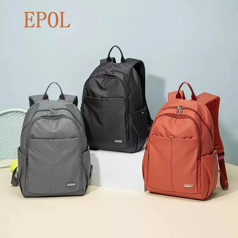 EPOL Oxford Cloth Women Backpack Lightweight Multi-layer Large Capacity Fashion Laptop Bag for Outdoor Travel Backpacks 2961-20
