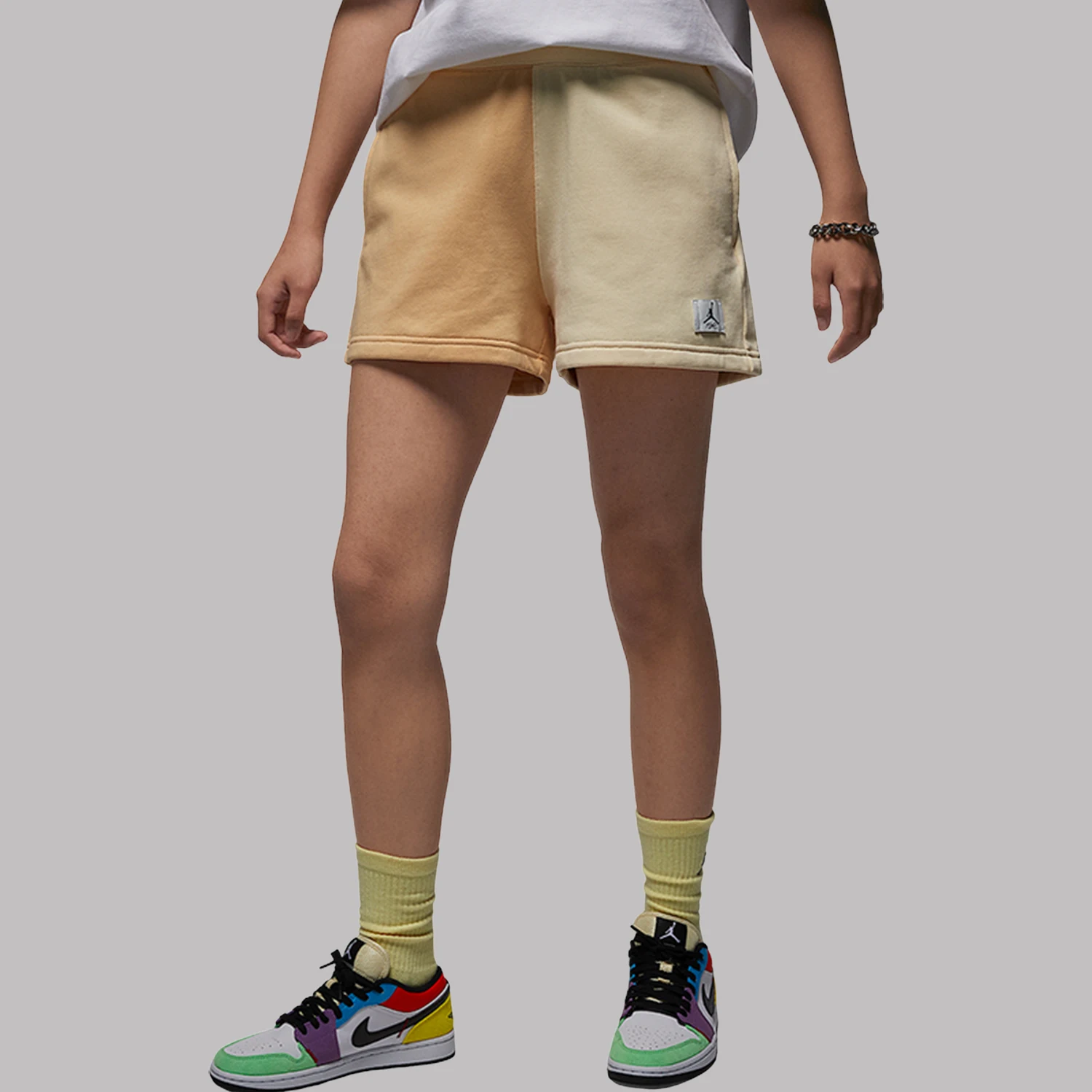 

Nike genuine JORDAN women's spliced fashionable straight leg sports shorts DZ3367-251