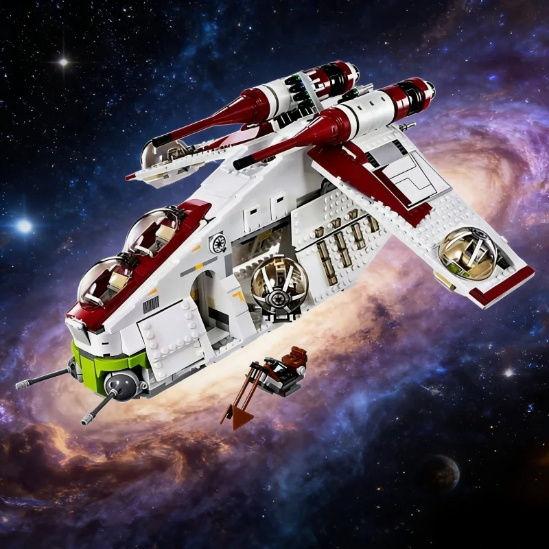 

Новая модель боевого космического корабля MOC, 1228 деталей, конструктор для дома, подарок для мальчиков и девочек