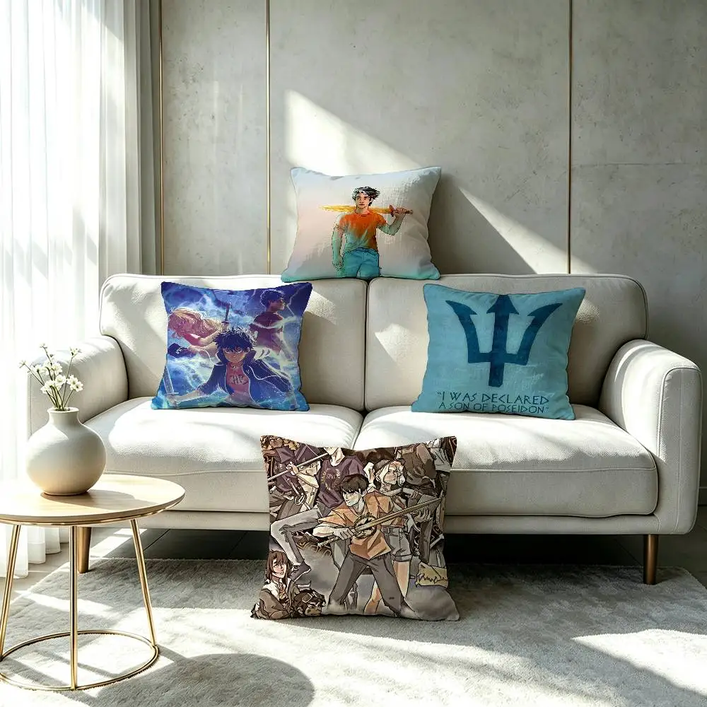 Percy Jackson and The Olympians Pillow cover gift High definition digital printing,Surprise  vivid pattern Household.