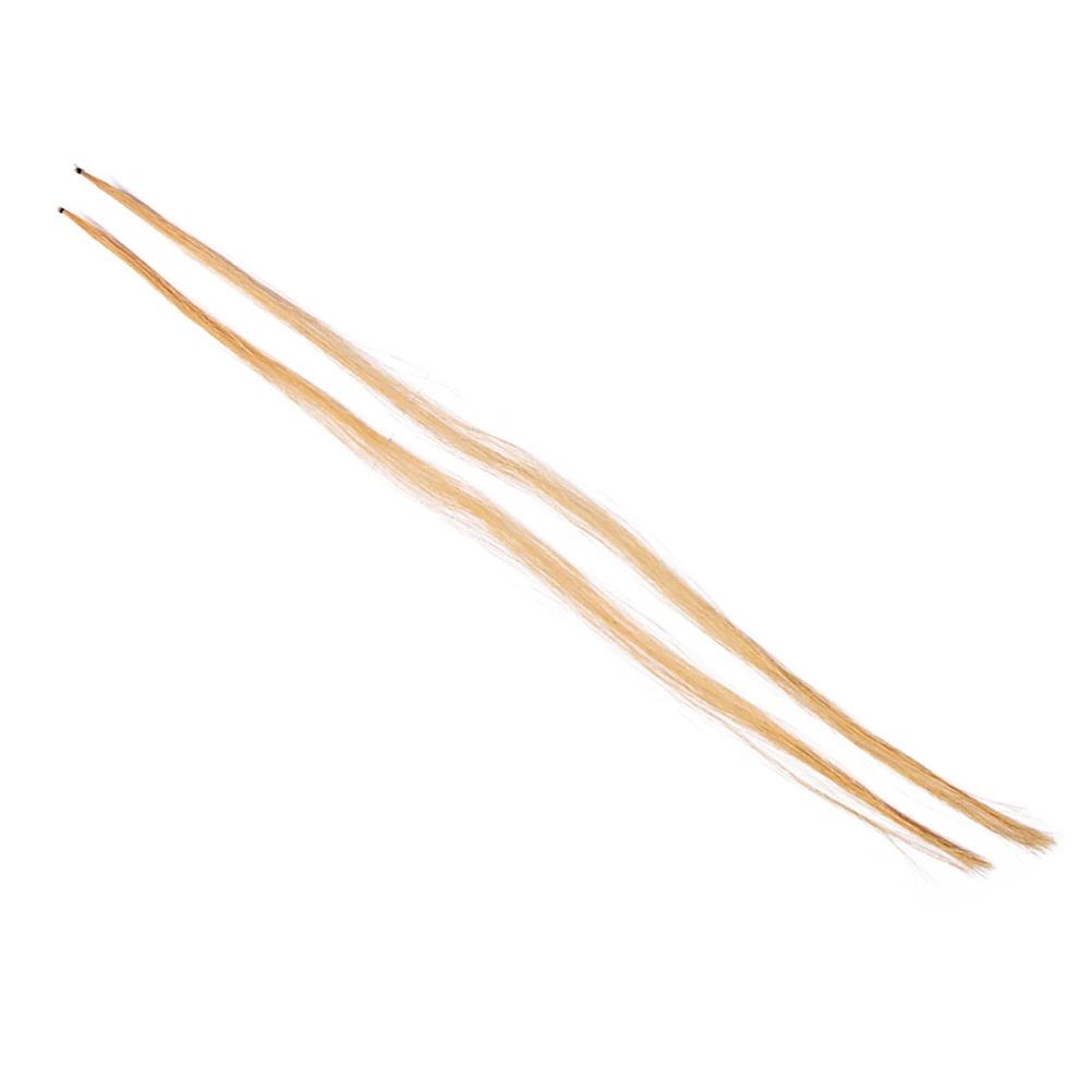 

2 Hanks Violin End White Sheep 4/4 Arco Bow Girl for Viola Parts Pegs Horsehair Mongolian Kit Bows Mechanical