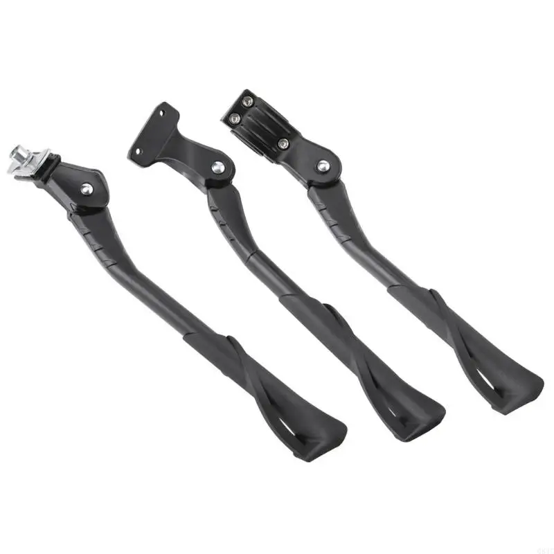 

Q84C Adjustable Bike Side Stand Anti-abrasions Strong Support Alloy High Hardness Non-slip Kick Stand Cycling Bike Supplies