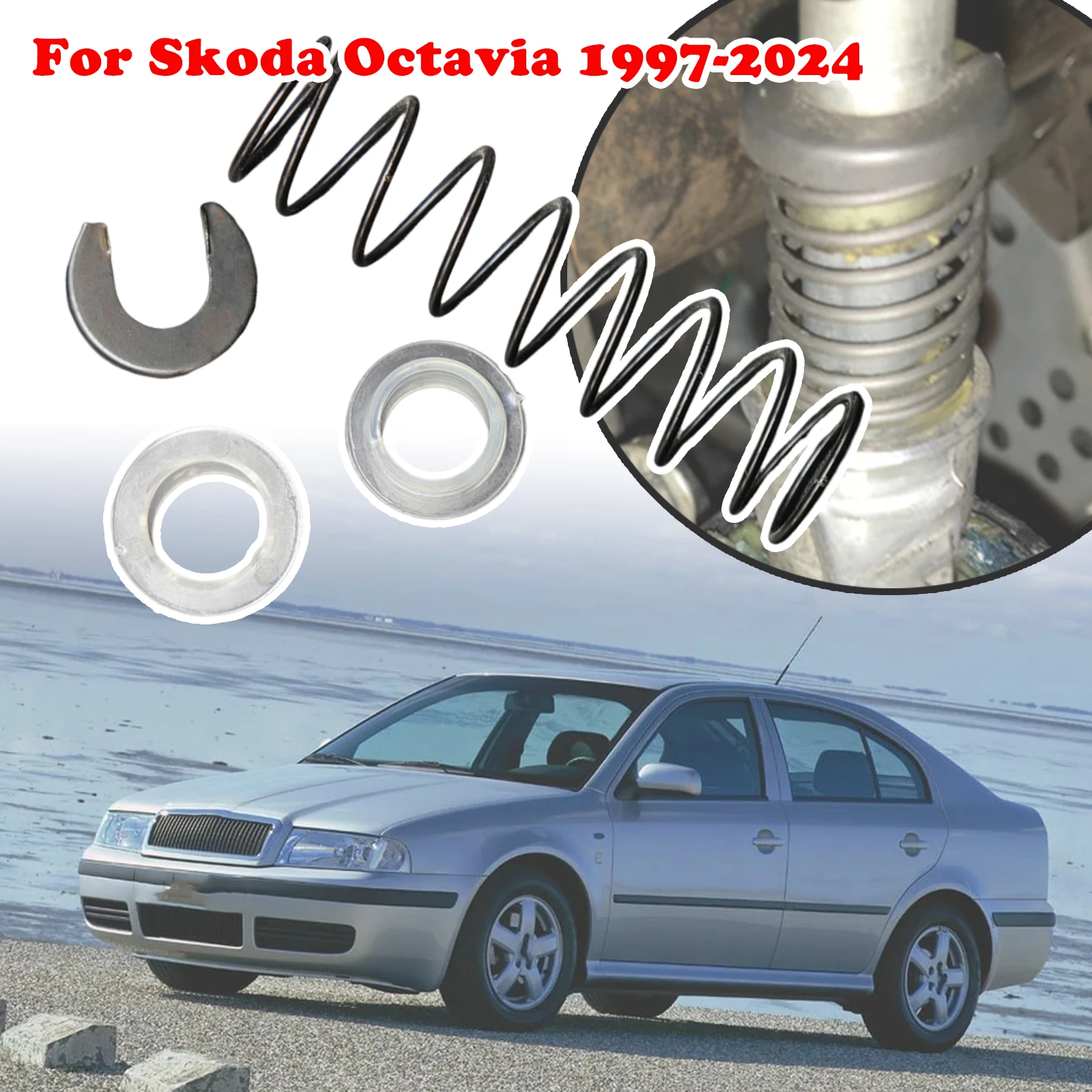 

For Skoda Octavia Rubber Manual Gearbox Lever Shifter Shaft Bushing Kit Reverse Gear Shifting Issue Fix Spare Parts 1997 - 2024