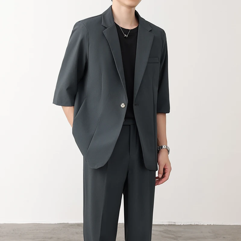 Blue gray coat
