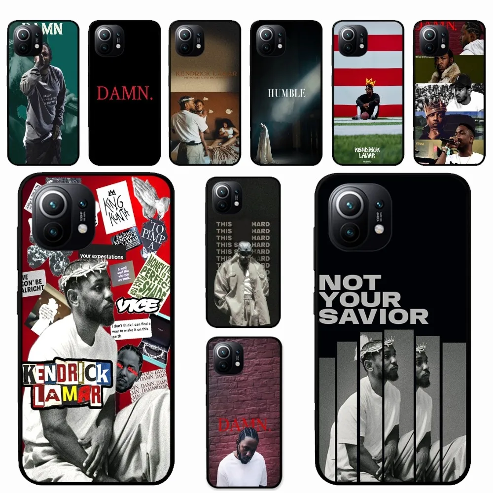 Rapper K-Kendrick L-Lamar Phone Case For Xiaomi Mi 5X 8 9 10 11 12 lite pro 10T PocoX3pro PocoM3 Note 10 pro lite