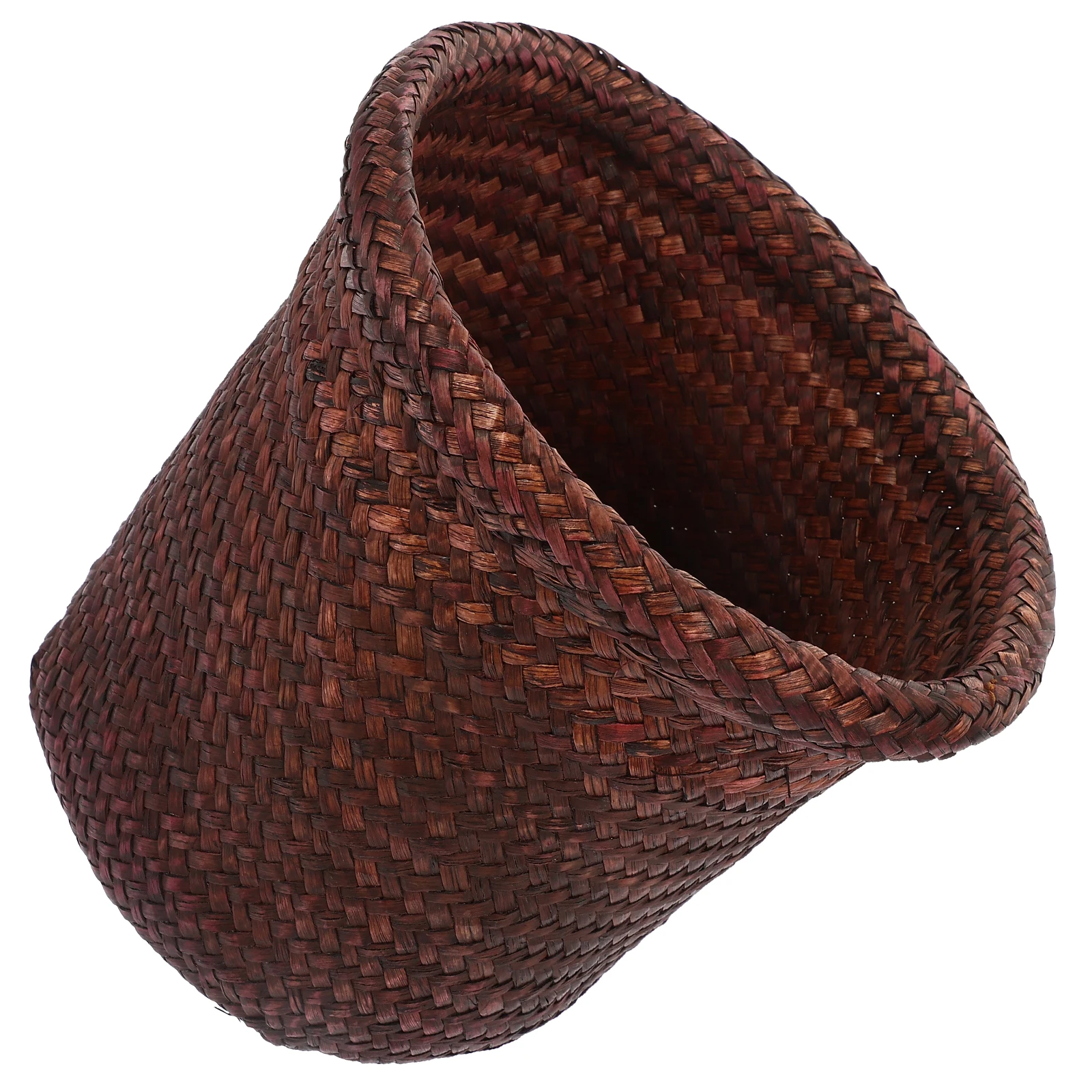 

1Pcs Seaweed Woven Storage Basket Handwoven Planter Flowerpot Decorative Container for Home Living Room Bedroom Office