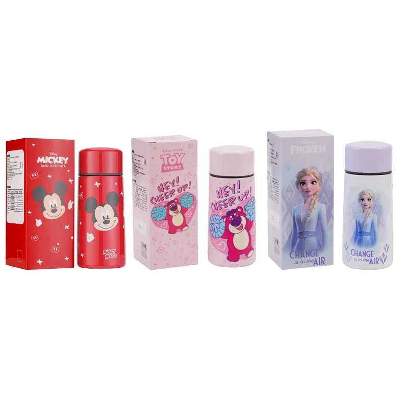 

150ml Disney Co branded Stainless Steel Handshake Cartoon Anime Insulated Cup for Student School Use Portable Pocket Insulated