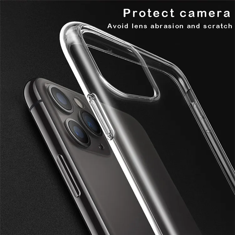 Clear Phone Case For iphone 13 Pro max Shockproof Soft Silicone Back Cover For iphone 11 12 13 14 Pro max Protection Case